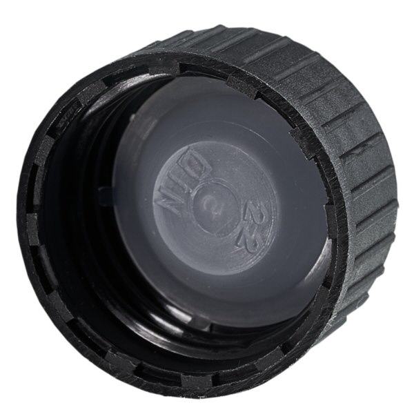 Nakr&#281;tka DIN22 czarna z tarcz&#261; uszczelniaj&#261;c&#261; LKD