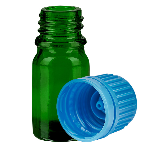 Butelka 5 ml 11 mm SV niebieska OV GreenLine UT18/5