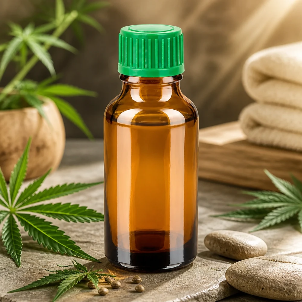 20 ml butelka z kroplomierzem 0,8 mm zielona STD BrownLine UT18/20 Profesjonalna butelka apteczna 20 ml brązowa z zielonym zakraplaczem do zastosowań medycznych