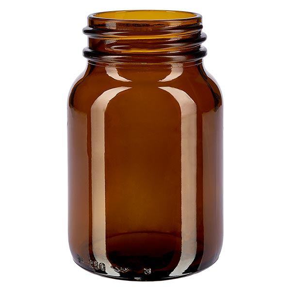 Bursztynowa butelka z szerok&#261; szyjk&#261; o pojemno&#347;ci 250 ml