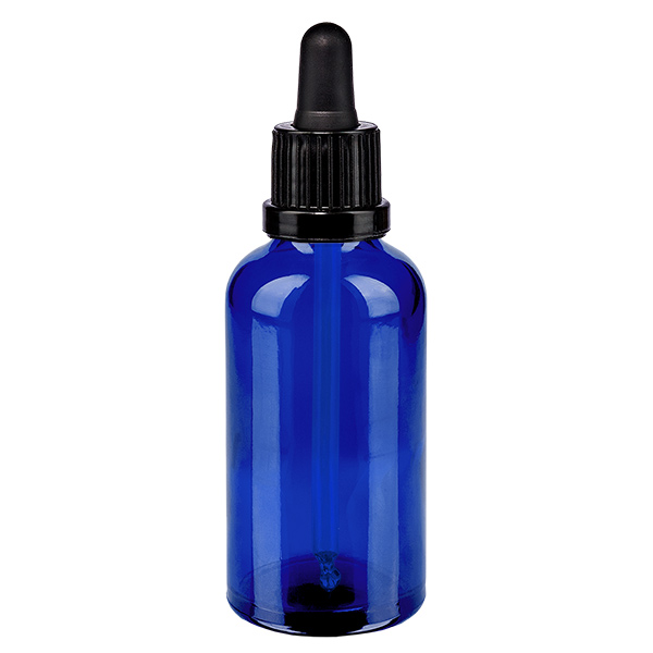 50 ml butelka do lek&#243;w p&#322;ynnych czarna OV BlueLine UT18/50