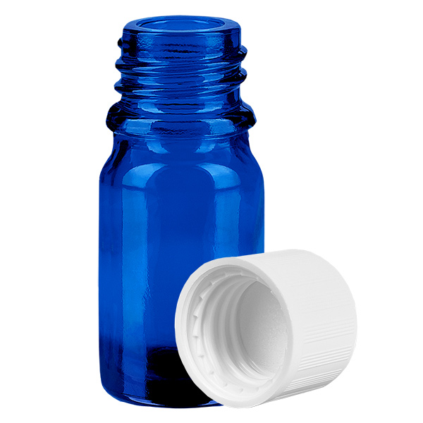 Butelka 5 ml 11 mm SV bia&#322;a STD KiSi BlueLine UT18/5