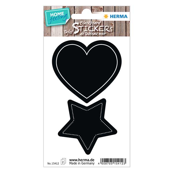 Naklejki na st&#243;&#322; &quot;Serce i gwiazda&quot; (4 naklejki) | 2 arkusze = 4 naklejki.