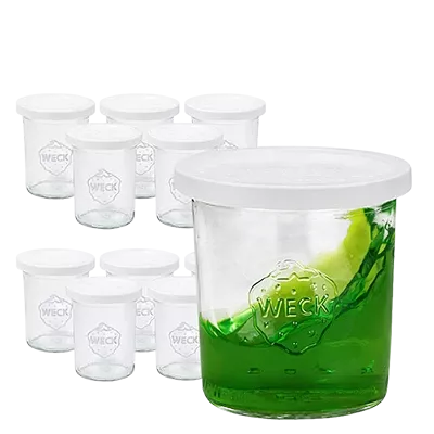 Zestawy WECK z pokrywką zachowującą świeżość