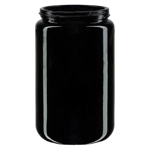 Słoik z szeroką szyjką + fioletowe szkło 400 ml, bez pokr...