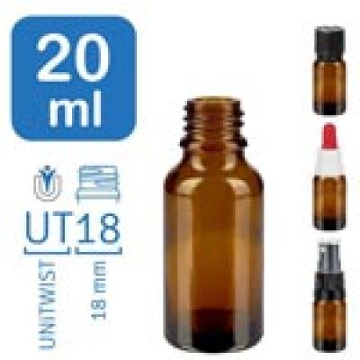 Flakony apteczne BrownLine 20 ml UT18