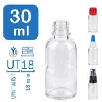 Flakony apteczne ClearLine 30 ml UT18