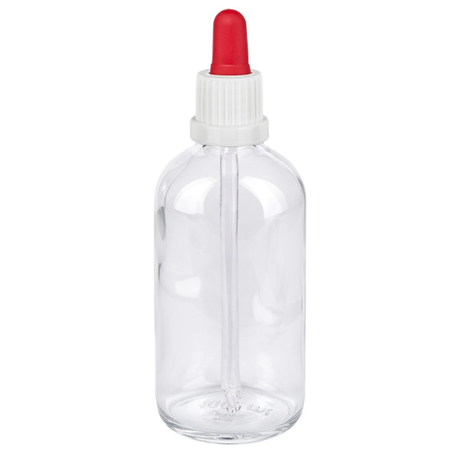 100 ml butelka z pipetą biała/czerwona OV ClearLine UT18/100