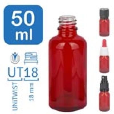 Flakony apteczne RedLine o pojemności 50 ml