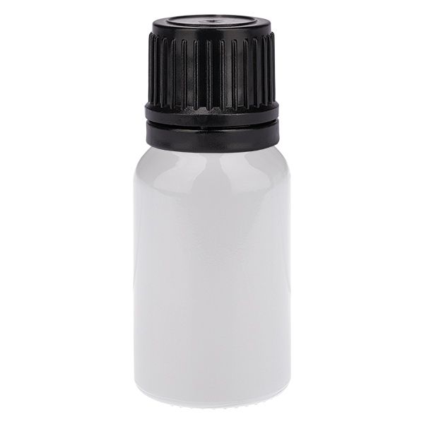 Butelka na globulki 10 ml, 8 mm pierścień wylewowy, czarna, standar...