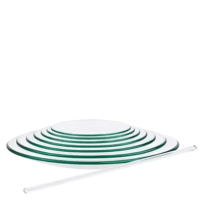 Szklane koperty do zegarków, szklane bagietki