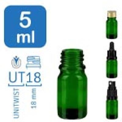 Flakony apteczne GreenLine 5 ml UT18