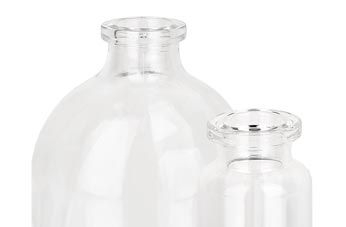 Szklane fiolki do iniekcji o pojemności od 5 do 100 ml