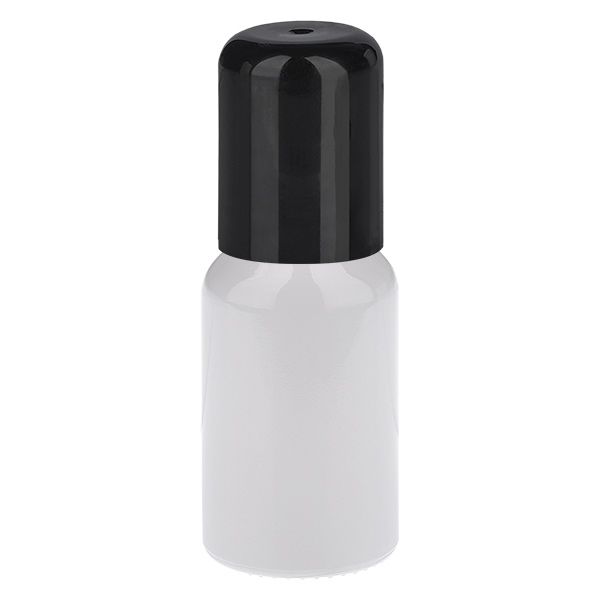 Butelka roll-on 10 ml, czarna, standardowe zamknięcie WhiteLine UT18/10