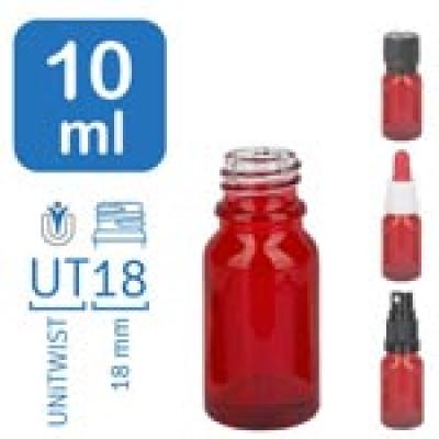 Flakony apteczne RedLine o pojemności 10 ml