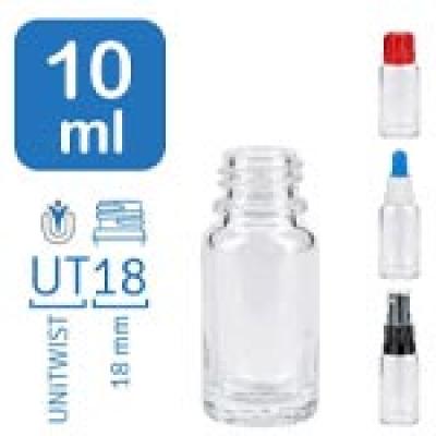 Flakony apteczne ClearLine 10 ml UT18