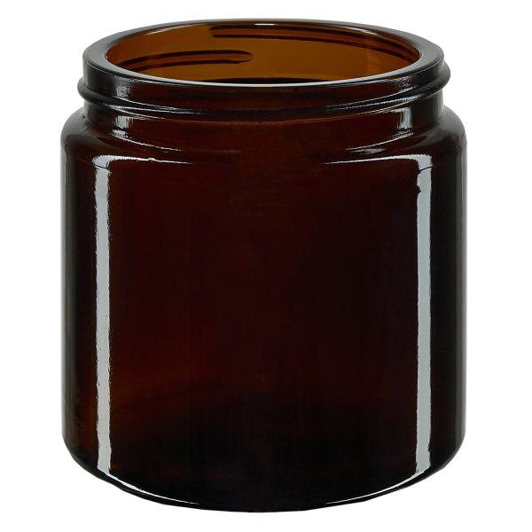 Słoik szklany 120ml brązowy bez pokrywki, gwint 58mm/R3 ApoGlas. Fa...