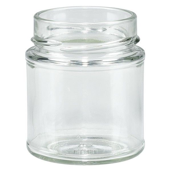 Szklany słoik 154ml przezroczysty, bez pokrywki, gwint TO58deep