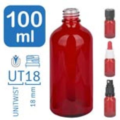 Flakony apteczne RedLine o pojemności 100 ml