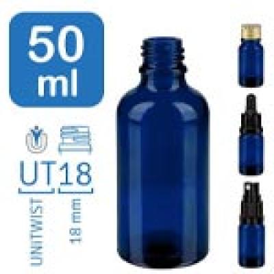Flakony apteczne BlueLine 50 ml UT18