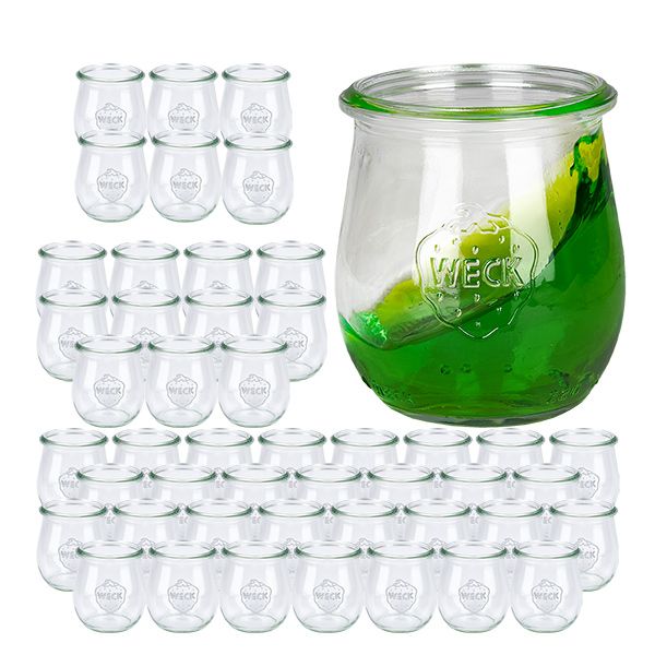 Zestaw 48 słoików Weck 220 ml słoiki tulipanowe