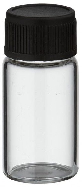 3ml mini buteleczka przezroczysta Ku.-V. czarna UT13/3 UNiTWIST