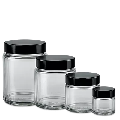 Przezroczyste słoiki