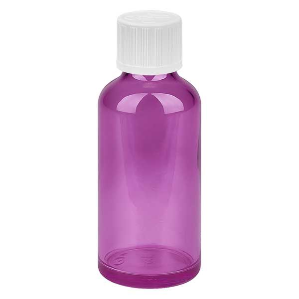 Butelka z zakraplaczem 50 ml 1,2 mm biała Standardowy, zabezpieczony prz...