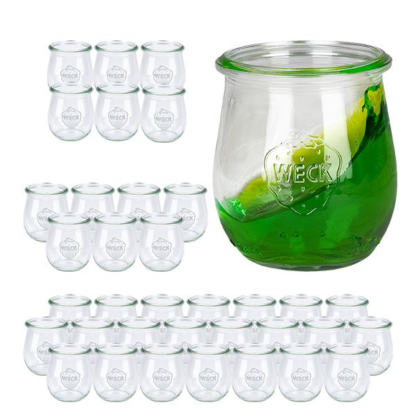 Zestaw 36 słoików Weck 220 ml słoiki tulipanowe