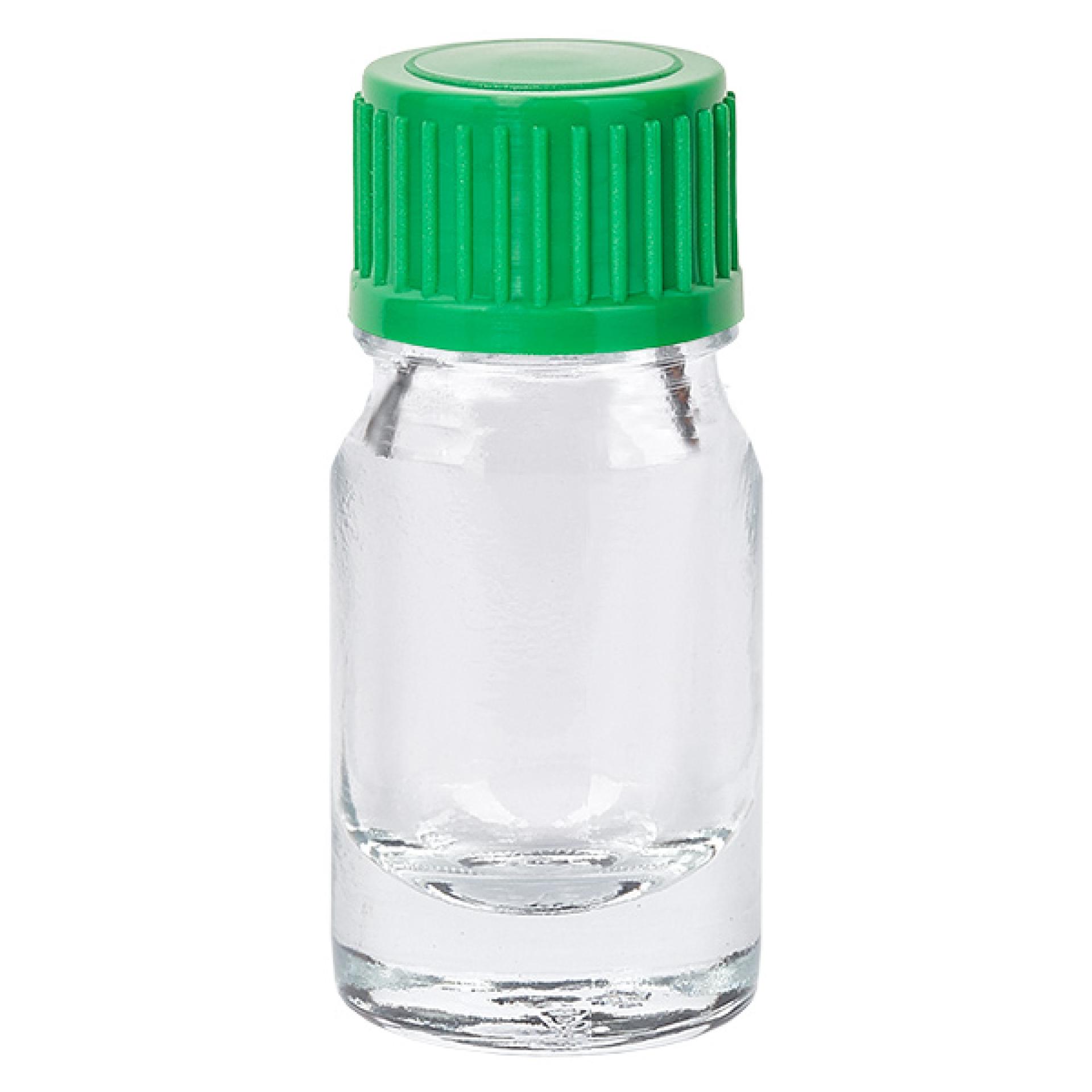 5 ml butelka z kroplomierzem 0,8 mm zielona STD ClearLine UT18/5