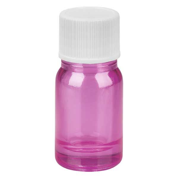 Butelka 5 ml z zakrętką 11 mm biała standard PurpleLine UT18/5