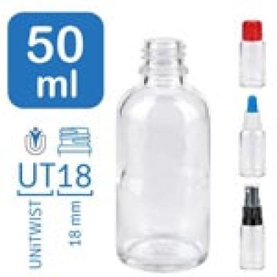 Flakony apteczne ClearLine 50 ml UT18
