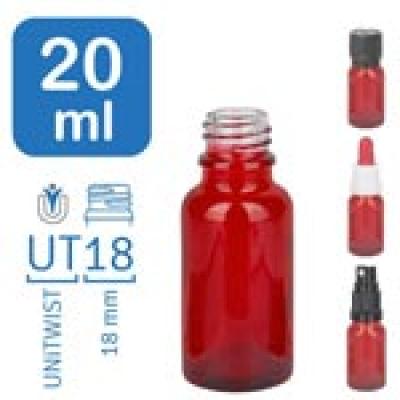 Flakony apteczne RedLine o pojemności 20 ml