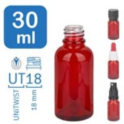Flakony apteczne RedLine o pojemności 30 ml